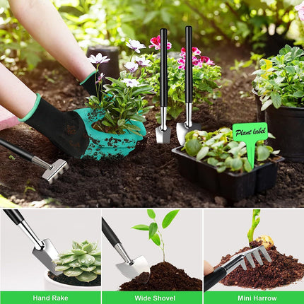 24-Piece Bonsai Tree Tool Kit for Gardening Starters – Complete Bonsai Care Set with Organizer Bag.