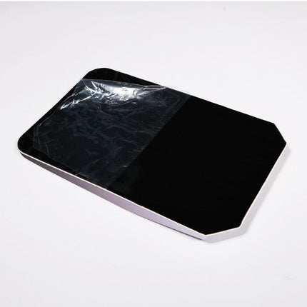 Gradual Pink Ergonomic PU Anti-Slip Mouse Pad with Wrist Support - Rectangular Gradient Desk Mat for Gaming and Office Use.