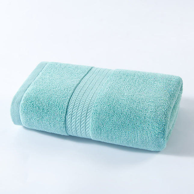 Mint Green Premium Thick Cotton Bath Towel for Adults - Soft and Absorbent Bathroom Towel.