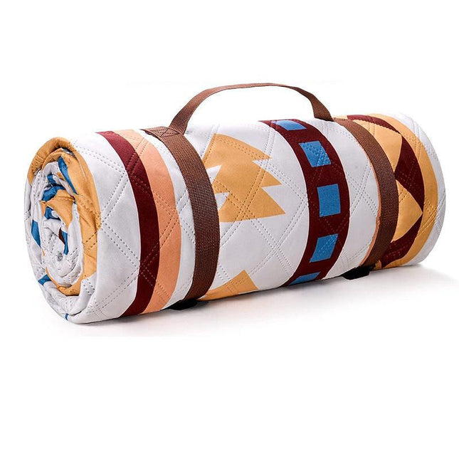 Portable Traditional Pattern Picnic Mat - Lightweight , 200x200cm, with Storage Bag.