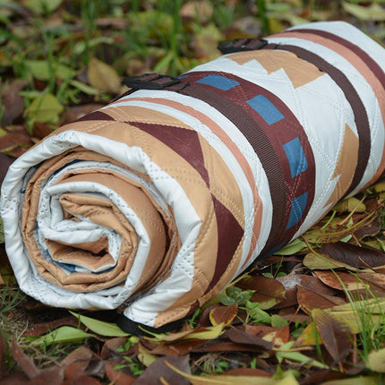 Portable Traditional Pattern Picnic Mat - Lightweight , 200x200cm, with Storage Bag.