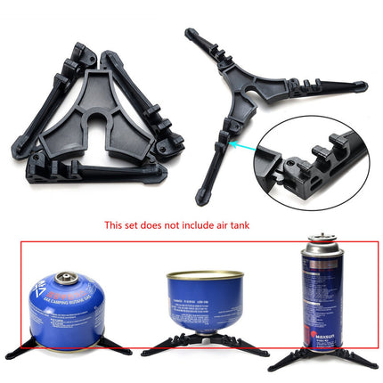 Complete Camping Cookware Set - Portable Pots, Cup, Spork, and Stove for Outdoor Adventures.