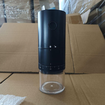 Portable Electric Coffee Grinder - 1500mAh Battery, 30-Mesh Fine Grind, USB-C Charging.