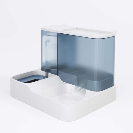 Blue Pet Feeder 3L Automatic Cat Feeder and Water Dispenser - Hassle-Free Hydration and Feeding.