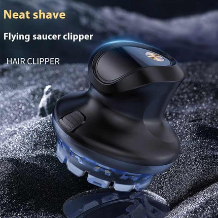Ergonomic Cordless Hair Clipper with LCD Display - USB-C Rechargeable Head Shaver.