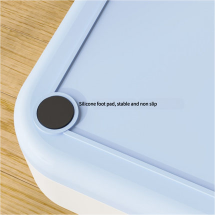 Grey 2-in-1 Automatic Pet Water and Food Dispenser - Gravity Feeder for Cats and Dogs.
