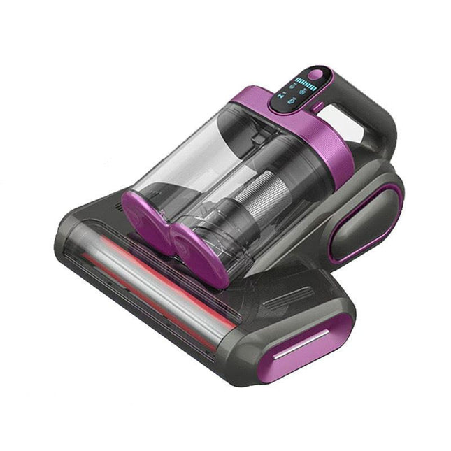 LF-LP018 Ourple Cordless Mite Vacuum Cleaner with LED Display - Powerful 120W Cleaning.