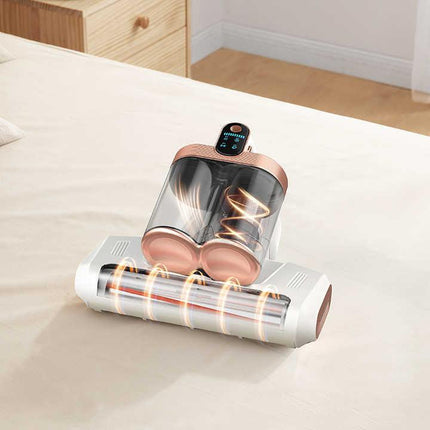 LF-LP018 Ourple Cordless Mite Vacuum Cleaner with LED Display - Powerful 120W Cleaning.