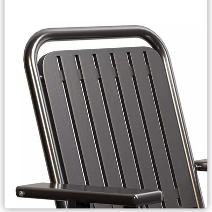 Coffee Portable Folding Chair - Outdoor Beach and Camping Recliner.