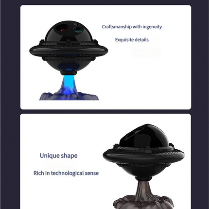 Flying Saucer Starry Sky Projection Lamp - Ambient Mood Light.
