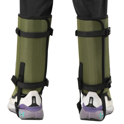 Outdoor Anti-Snake Bite Leg Guards - Hiking Camping Knee Protectors, Snow Shoe Covers, Leg Sleeves, khaki.