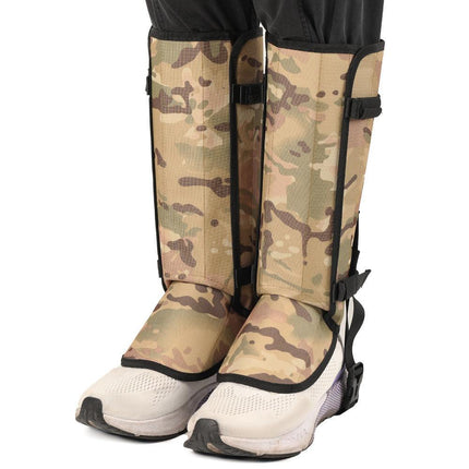 Outdoor Anti-Snake Bite Leg Guards - Hiking Camping Knee Protectors, Snow Shoe Covers, Leg Sleeves,Camouflage.