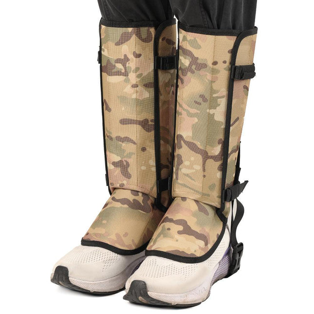 Outdoor Anti-Snake Bite Leg Guards - Hiking Camping Knee Protectors, Snow Shoe Covers, Leg Sleeves,Camouflage.