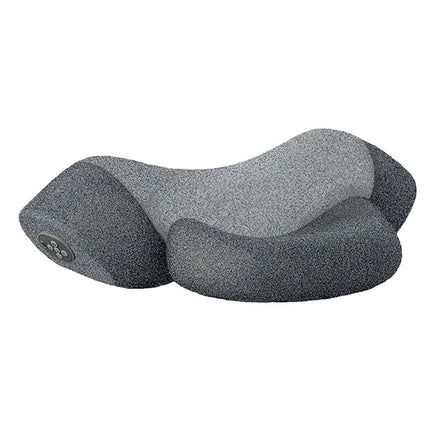 USB-Powered Memory Foam Neck Pillow, Electric Cervical Neck Massage Pillow with 15-Minute Timer - Ergonomic Contoured Sleep Aid Cushion.