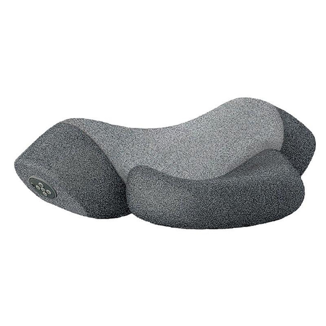 USB-Powered Memory Foam Neck Pillow, Electric Cervical Neck Massage Pillow with 15-Minute Timer - Ergonomic Contoured Sleep Aid Cushion.