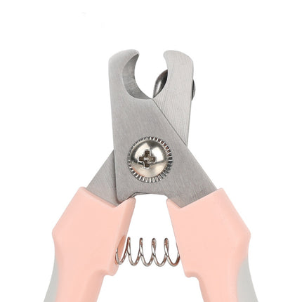3 PCS Green Professional Pet Nail Clippers for Dogs and Cats - Sharp Stainless Steel Blades with Safety Guard and Anti-Splash Baffle - Ergonomic Non-Slip Handle for Safe and Easy Grooming.