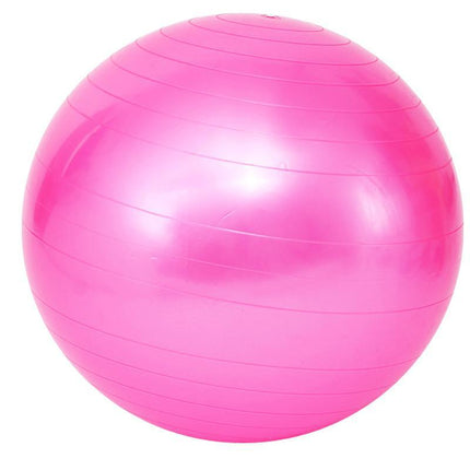 Pink 65cm Anti-Burst Yoga Exercise Ball for Pilates & Core Strength.