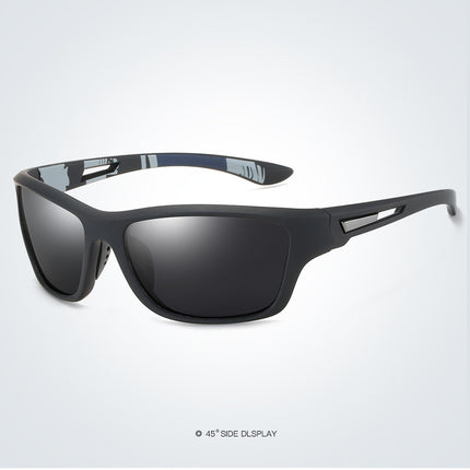 2 pcs Stylish Polarized Sports Sunglasses - UV Protection, Lightweight, Ideal for Fishing & Outdoor Activities.