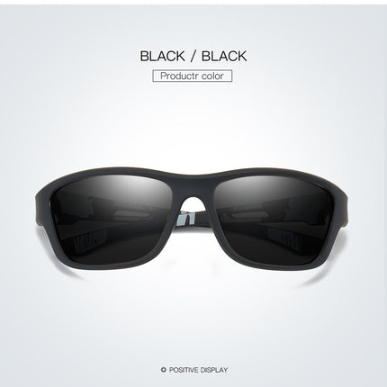 2 pcs Stylish Polarized Sports Sunglasses - UV Protection, Lightweight, Ideal for Fishing & Outdoor Activities.