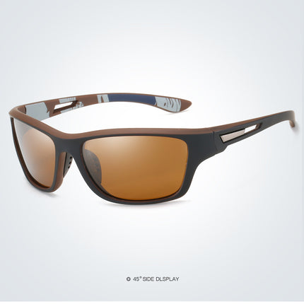 2 pcs Stylish Polarized Sports Sunglasses - UV Protection, Lightweight, Ideal for Fishing & Outdoor Activities.