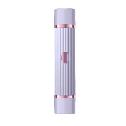 Purple Women's Double-Headed Electric Shaver - Painless Hair Remover & Trimmer.