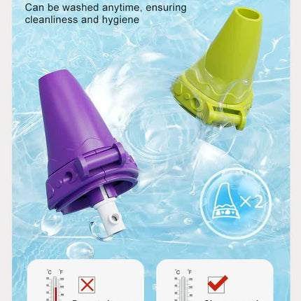 Yellow Interactive Animal Sound Whistle Horn for Kids – Lung Capacity Training and 30+ Sound Effects Toy.