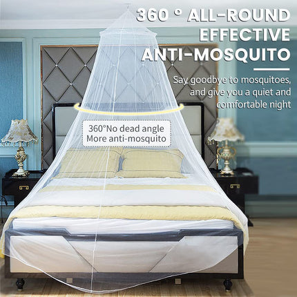 Pink Hanging Princess Bed Canopy Mosquito Net - Dome Bedding for Dorm Rooms & Bedrooms (Fits ≤1.5m Beds).