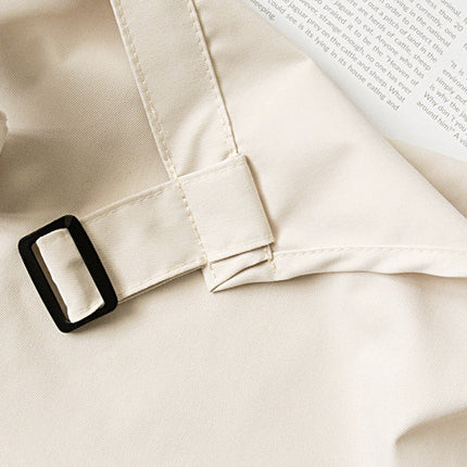 Beige Waterproof & Oil-Proof Apron - Adjustable Kitchen Apron with Pockets.
