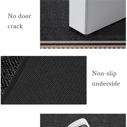 50*80cm Brown Style 5 Geometric Patterns Outdoor Entryway Mat - Non-Slip Welcome Rug for Front Door.