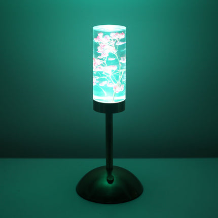Gypsophila Paniculata Eternal Flower Acrylic Table Lamp - Color-Changing LED, USB Rechargeable, Touch Control.