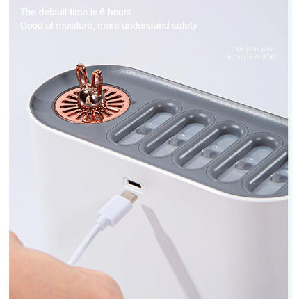Pink Dynamic Color Changing Humidifier - Sound Control & Auto Shut-Of.