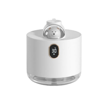 White Astronaut Humidifier with LED Night Light - Whisper Quiet for Bedroom.