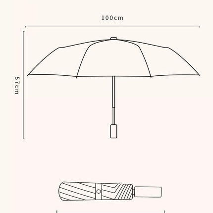 Panda Back Cute Cartoon Umbrella - Sun/Rain Umbrella.