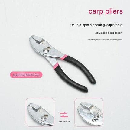 39-Piece Home Tool Kit - Pink Carbon Steel Hardware Set.