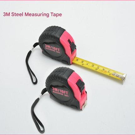39-Piece Home Tool Kit - Pink Carbon Steel Hardware Set.