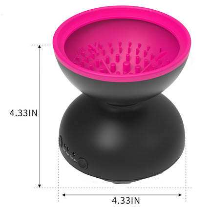 Black Electric Makeup Brush Cleaner - Fast & Deep Cleaning, USB Powered.