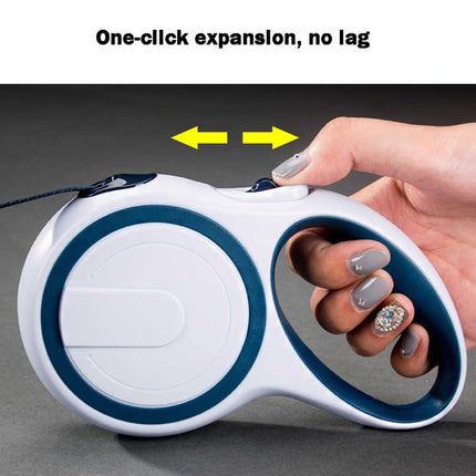 Coffee 5M Pet Leash Retractable - Tangle-Free, Extendable Pet Leash for Walking.