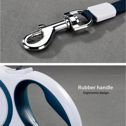 Coffee 5M Pet Leash Retractable - Tangle-Free, Extendable Pet Leash for Walking.