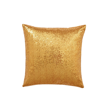 Shiny Sequin Pillowcase - Single-sided gorgeous pillowcase  (Gold pair: 45x45cm).