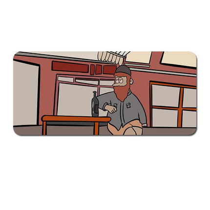 Oversized Cartoon Desk Pad - 80x30x0.4cmcm Mouse Mat, Non-Slip Base (Style 2).