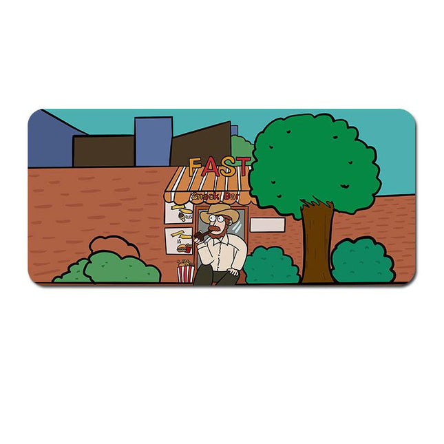 Oversized Cartoon Desk Pad - 90x40x0.4cm Mouse Mat, Non-Slip Base (Style 3).