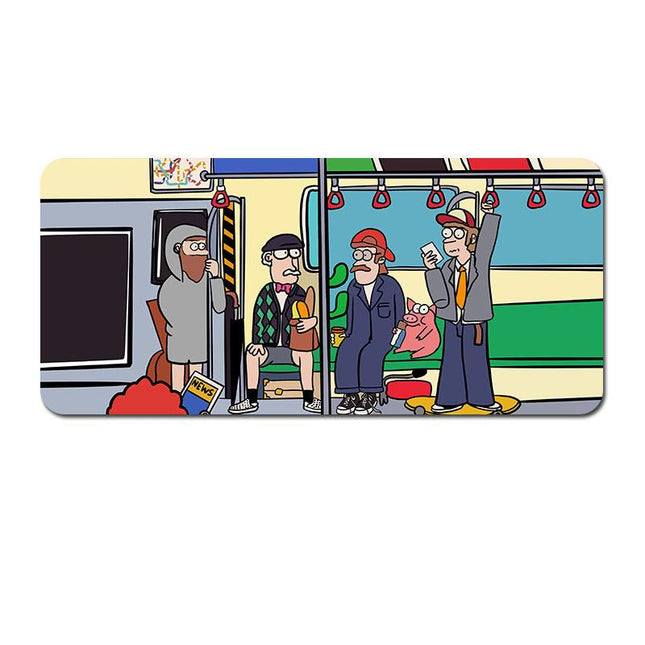Oversized Cartoon Desk Pad - 80x30x0.4cmcm Mouse Mat, Non-Slip Base (Style 4).