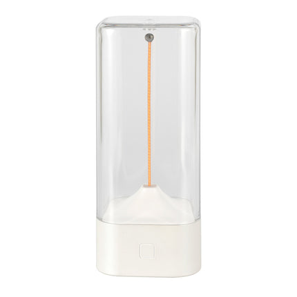 White Portable Magnetic Table Lamp with Bendable LED - USB-C Rechargeable.