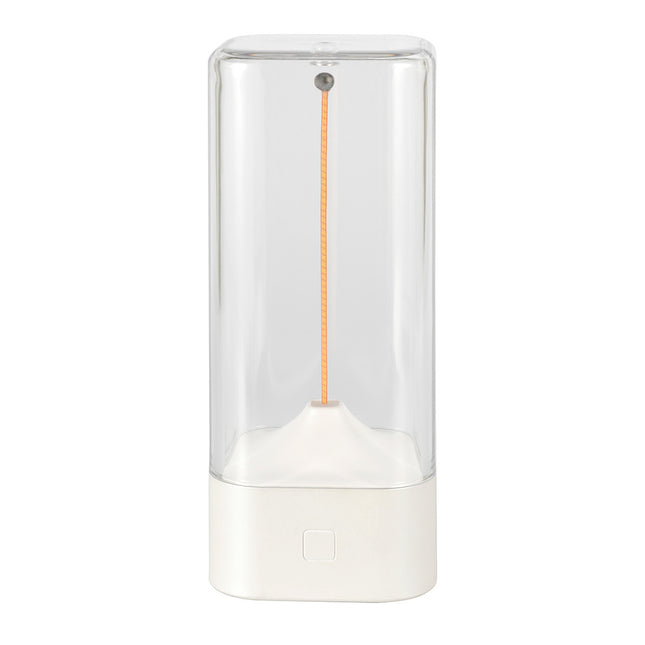 White Portable Magnetic Table Lamp with Bendable LED - USB-C Rechargeable.