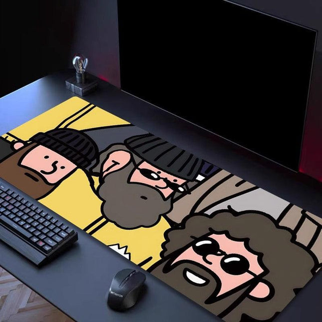 (80x30x0.4cm) Extra Large Computer Desk Mat - Uncle Beard Series - Style 1.