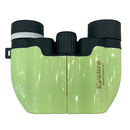 Green 10x22 Compact Binoculars for Adults - High Definition Lightweight Telescope for Hiking, Travel, and Concerts.