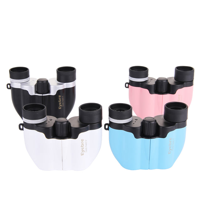 Green 10x22 Compact Binoculars for Adults - High Definition Lightweight Telescope for Hiking, Travel, and Concerts.