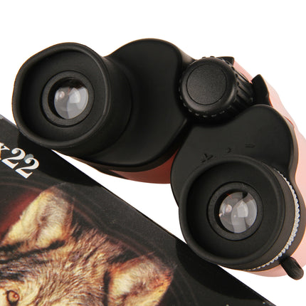 Green 10x22 Compact Binoculars for Adults - High Definition Lightweight Telescope for Hiking, Travel, and Concerts.