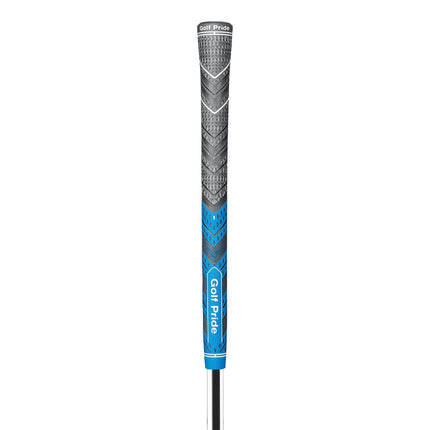 2 Pcs Blue MCC PLUS4 Midsize Golf Grip - Rubber and Cotton Thread Hybrid, 265 mm, 72g, Core 60.