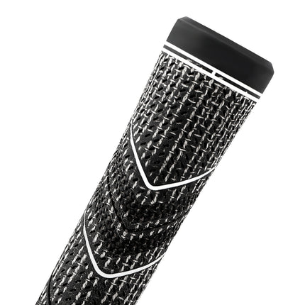 2 Pcs Blue MCC PLUS4 Midsize Golf Grip - Rubber and Cotton Thread Hybrid, 265 mm, 72g, Core 60.